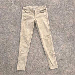 Tan American Eagle jeans!